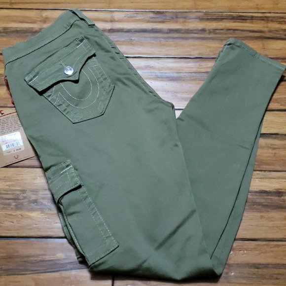 true religion cargo pants womens
